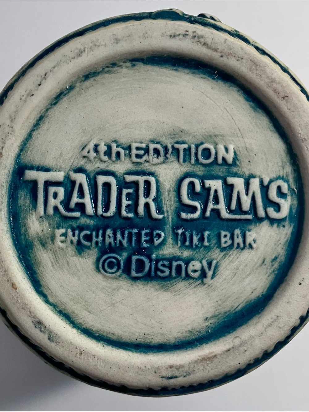 DISNEYLAND Trader Sam’s RUM BARREL MUG / 4th Edition / RARE Tiki Bar COLLECTIBLE - Picture 8 of 10